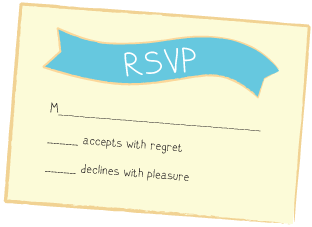 RSVP card